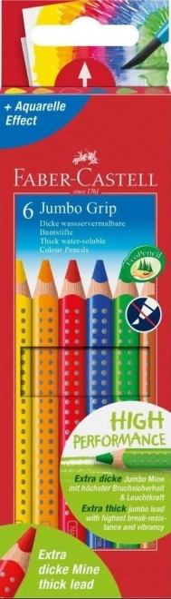 Faber-Castell spalvoti pieštukai Jumbo Grip 6 vnt.
