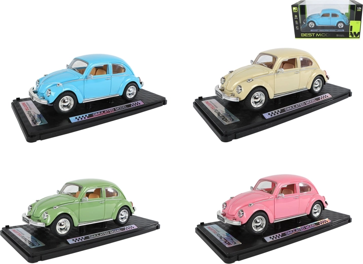 Retro automobiliukas „old timer“ su inerciniu mechanizmu 1:24, 18 cm – 1 vnt.