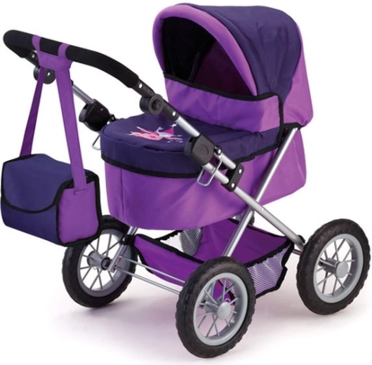 Bayer Trendy deep doll pram, purple