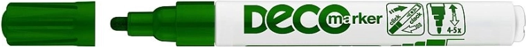 Dekoratyvinis lakinis žymeklis ICO Deco, žalias