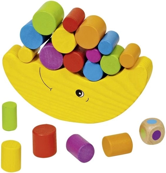 Goki balancing game Moon – wooden family game for motor skills development
