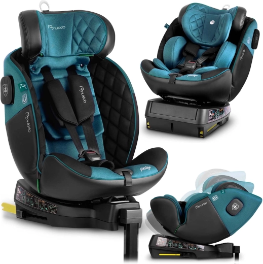 Nukido Prestige Line i‑Size vaikiška automobilinė kėdutė 40–150 cm, pasukama 360°, ISOFIX