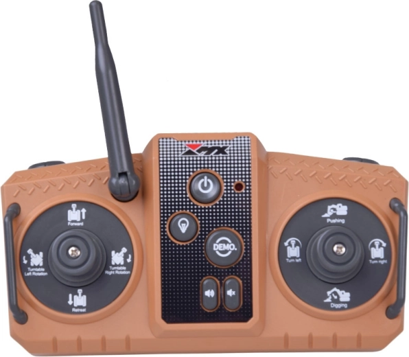 Sklandus 2,4 GHz valdymas su DEMO mygtuku