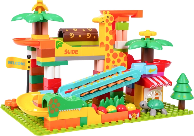 Saugios, didelės detalės mažiesiems statytojams