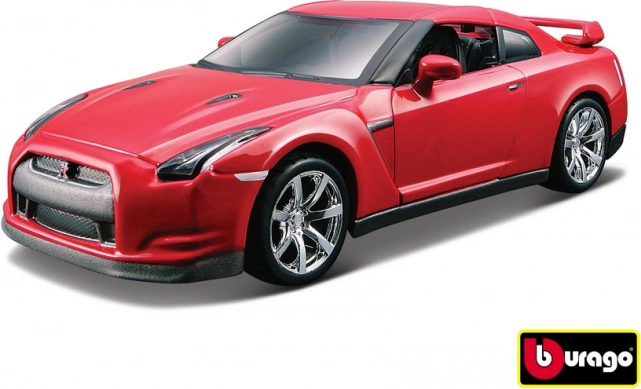Bburago automobilis 2009 Nissan GT‑R R35, raudonas, 1:32