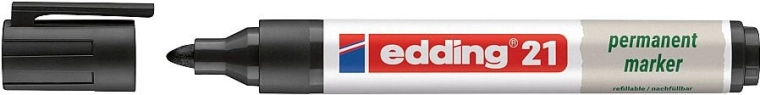 Juodas permanentinis žymeklis EDDING 21