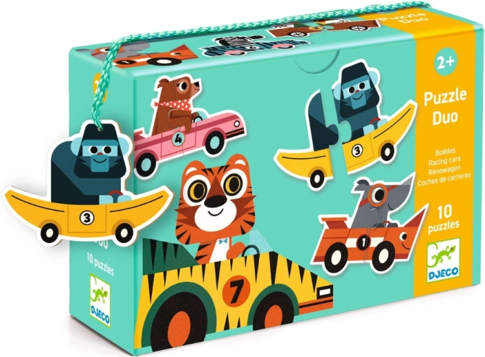 Djeco Duo Puzzle Racing Cars
