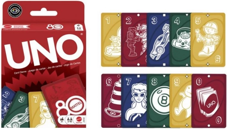 Kortų žaidimas UNO – Mattel 80-ųjų metinių leidimas