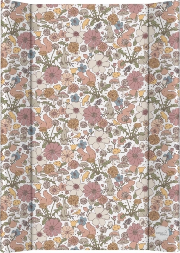 Ceba Baby vystymo kilimėlis su kieta lenta Basic Garden 50 × 70 cm