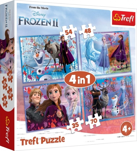 Dėlionė 4in1 FROZEN 2 – Kelionė į nežinomybę