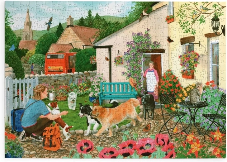 House of Puzzles Welcoming Committee puzzle with 500 large pieces