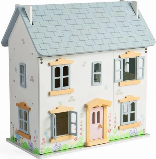Wooden Summer Dollhouse BIGJIGS TOYS
