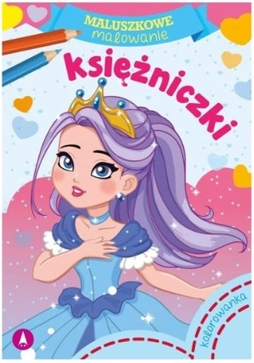 Spalvinimo knygelė mažiausioms princesėms