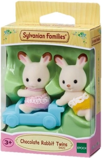 Šokoladinių triušiukų dvynukai SYLVANIAN FAMILIES