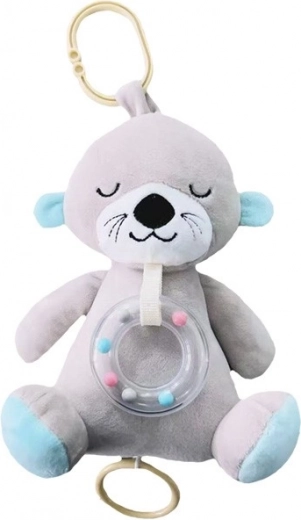 Muzikinis pliušinis bebras 18 cm