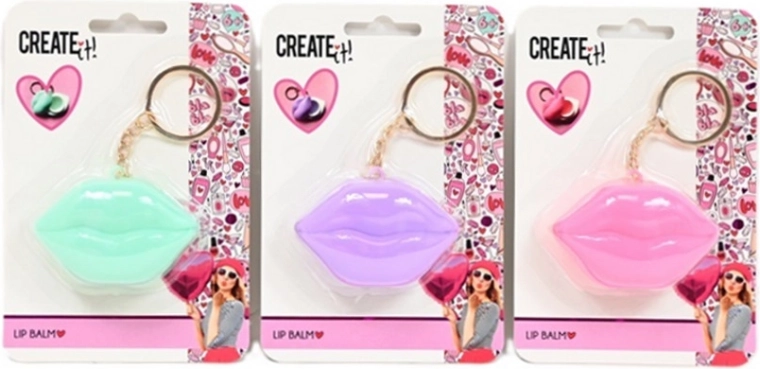 Create It! lūpų balzamas lūpų formos su pakabuku