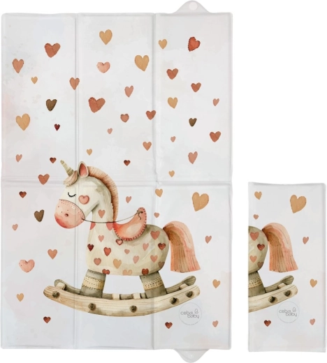 Ceba baby kelioninis vystymo kilimėlis Basic rocking horse 60 × 40 cm