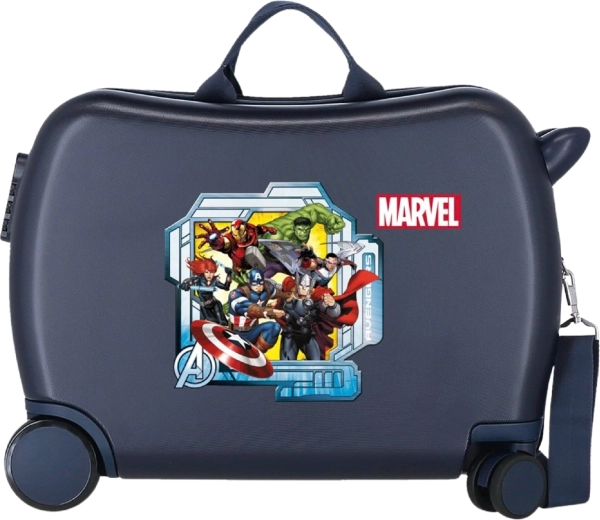 Children's ride-on wheeled suitcase Marvel Avengers Portal dark blue 34 l