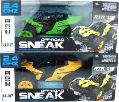 Remote-Controlled Car with Large Wheels