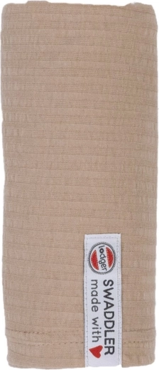 Lodger Swaddler seersucker medžiaginė sauskelnė 70 × 70 cm smėlio spalvos