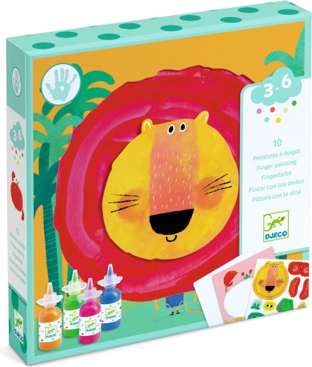 Djeco Finger Painting Crazy Animals