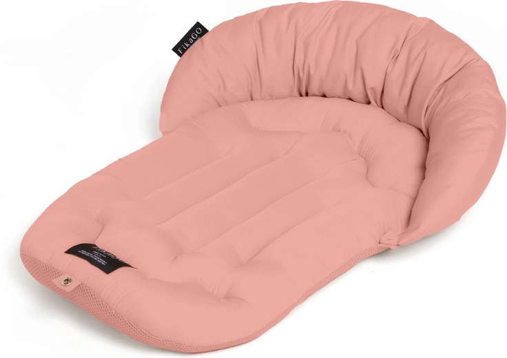 FikaGO minkštas kilimėlis su pagalvėle Mushroom Beige, dydis L