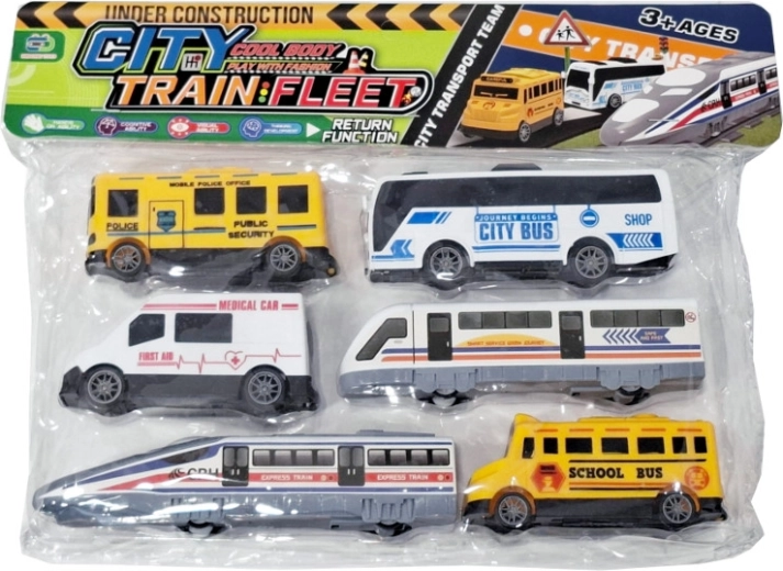 Transporto priemonių rinkinys – 6 vnt.