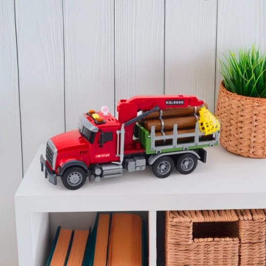 Pasukamas kranas su mechaniniu griebtuvu