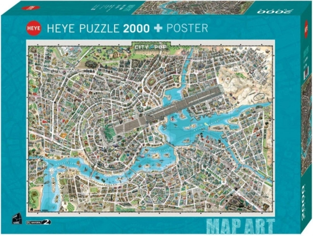 HEYE Puzzle 2000 Pieces – City of Music