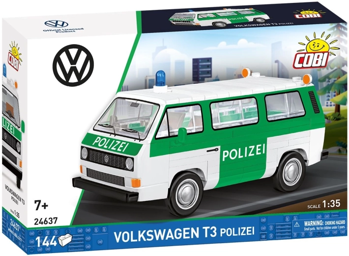 Cobi Volkswagen T3 policija 1:35 (144 dalys) – 1 vnt.