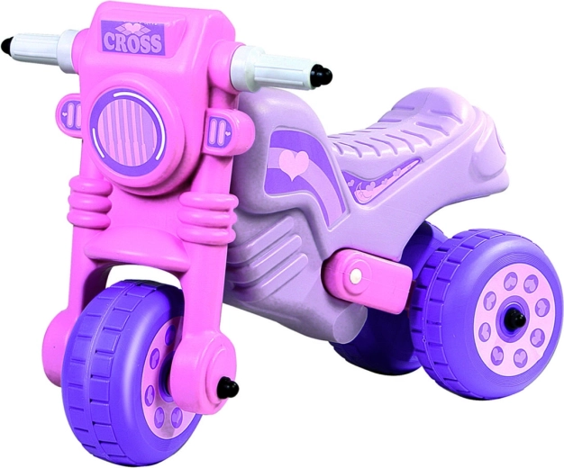 Rožinis balansinis dviratukas Cross Motor 1 59 × 38 × 45 cm