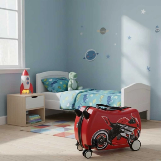 Važiuoklė ir lagaminas viename