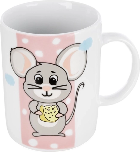 Practical mug with a handle for small hands