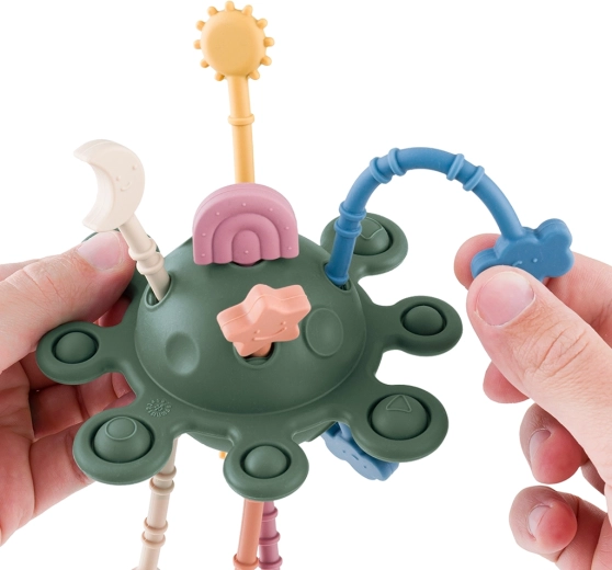 Pull cords for training fine motor skills