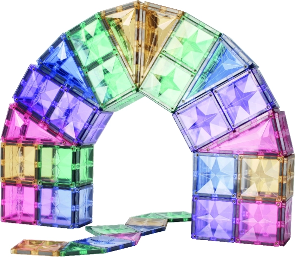 Didelių 3D konstrukcijų statyba dėl stiprių magnetų