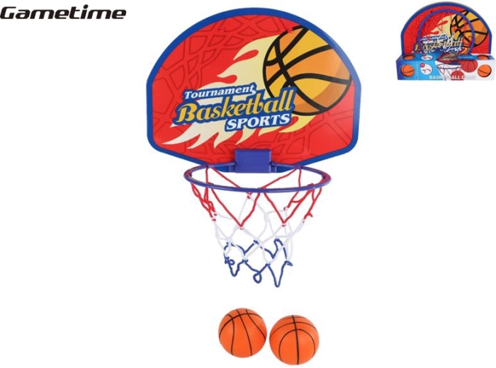 Gametime kids’ basketball hoop with two balls
