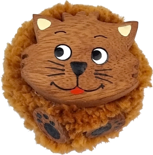 2Kids Toys medinė magnetinė dekoracija su bumbulu – katė