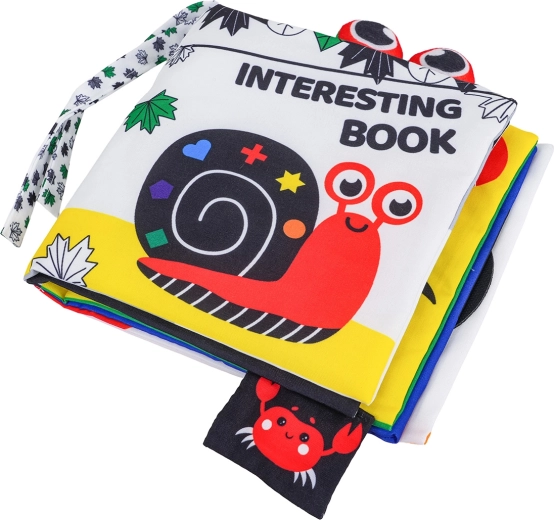 Crinkly pages for sensory discovery