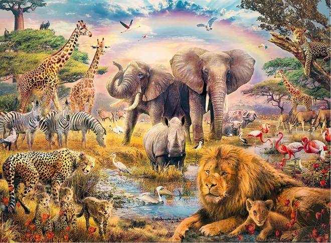 Ravensburger dėlionė African Safari 100 dalių