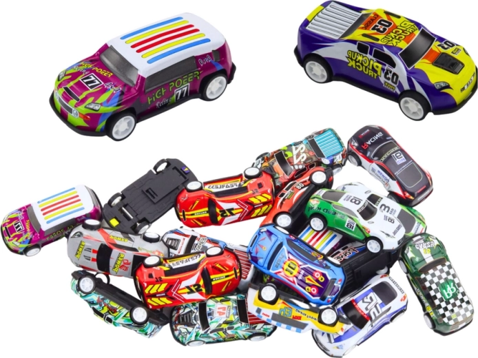 25 assorted toy cars