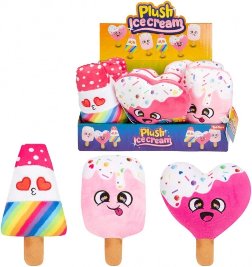 Plush ice cream popsicle 16 cm – super soft toy for babies and kids