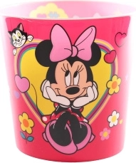 Pink Minnie Mouse Trash Can for Kids