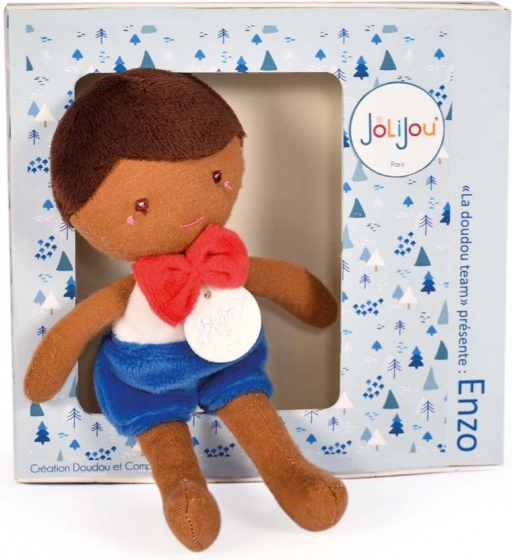 Lėlė Doudou Jolijou Enzo 16 cm mėlyna