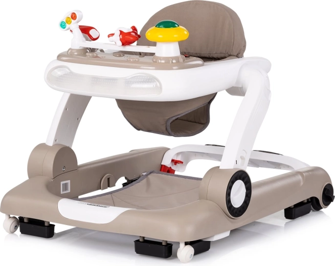 Interaktyvus vaikų vaikštynė 4in1 Little Explorer – smėlinė