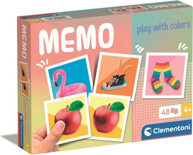 Atminties žaidimas Memo Spalvos CLEMENTONI