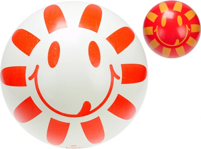 Children's rubber ball with floral motif 23 cm