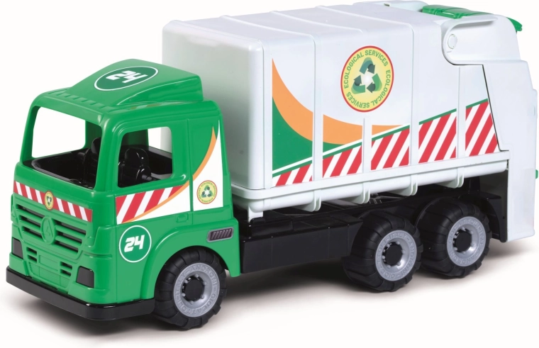 Androni Heavy Trucks garbage truck with rubberized wheels