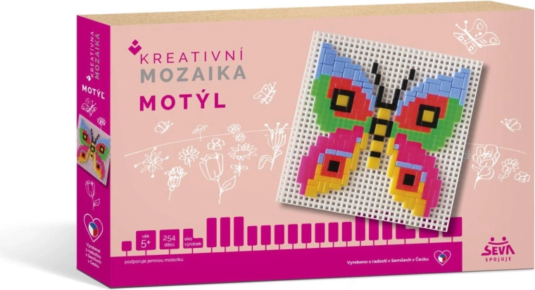 Kūrybinė mozaika Drugelis 254 dalys