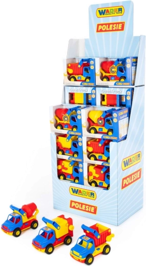 Statybiniai automobiliai ConsTruck – 3 rūšys