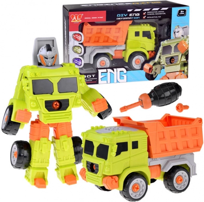 Super statybinis automobilis-robotas 2 viename – Savivartis